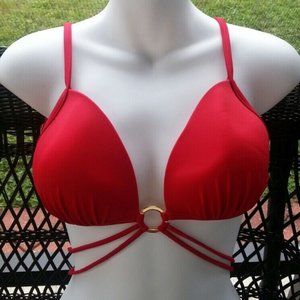 New Vixon Red Strappy Venus Bikini Top B